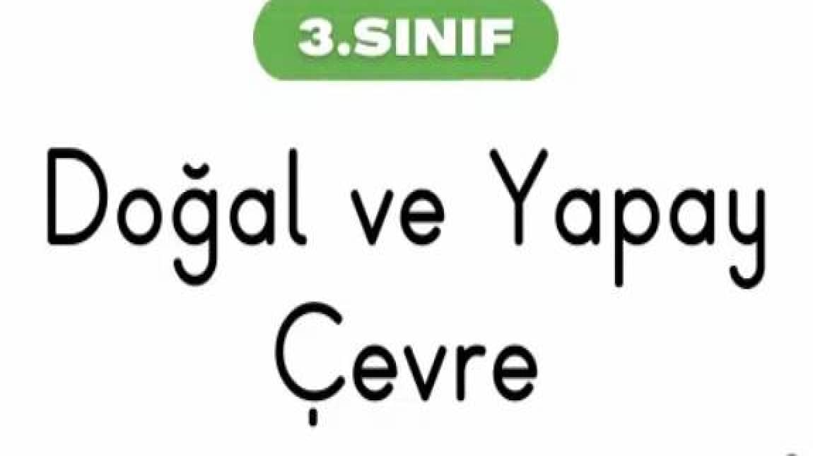 3/E Yapay Çevre Çalışmalarımız.
